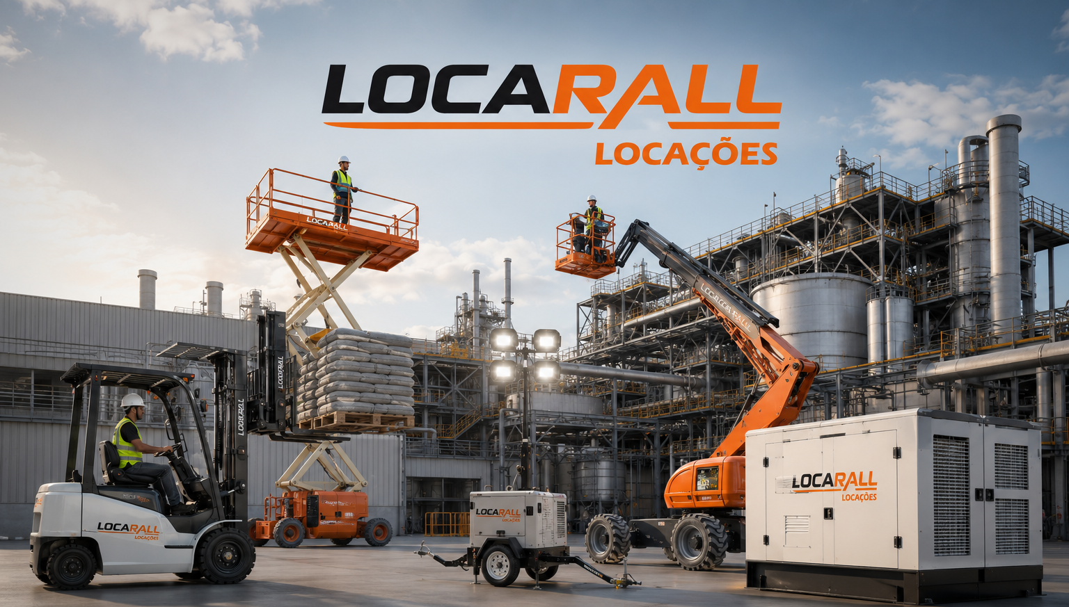 Equipamentos Locarall em operação